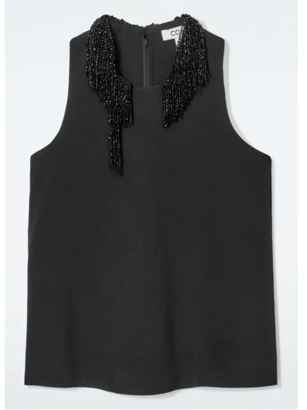 COS Bead Embellished Racerback Tank